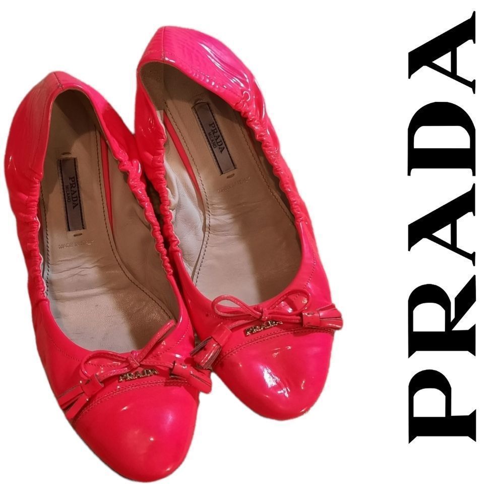 Prada Bright pink ballet flats